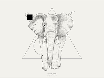 Elephant tattoo · Exotic serie blackdot dot illustration dot tattoo dot work art dotwork elephant elephant illustration illustration ink ink tattoo line illustration line work line work art linework lineworkart pointillism tattoo tattoo ideas tattoo work