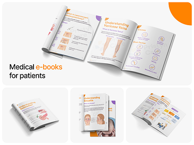 Medical e-books for patients asking the big what ifs booklet design branding brochure design creative design design design guide design inspiration design studio graphic design healthcare design healthcare marketing iconography illustration layout design marketing material medical guide print design visual design what if design