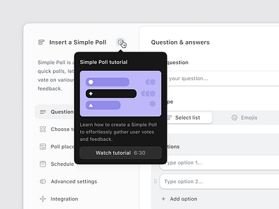 Tutorial tooltip dashboard form icons illustration input interface menu nav navigation tooltip web app