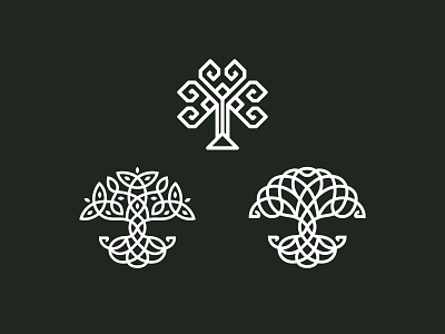 Tree of Life - icon exploration graphic design logo monoline tree tree of life