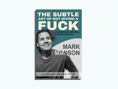 The Subtle Art Of Not Giving A f*ck-REMAKE book book cover bookcover cover cover design design graphic design illustration planner