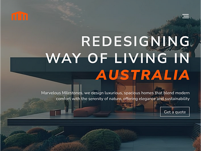 Marvellous Milestones - Real Estate (Landing Page) apartment architect architecture australia bungalow decor eco friendly energy floor plan home home tour house interior landing page real estate solar energy tiny house vacation home villa website