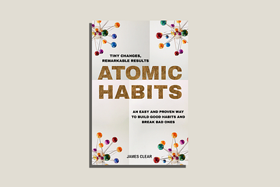 Atomic Habits- REMAKE book book cover bookcover cover cover design design graphic design illustration planner ui