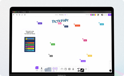 Figjam ft. Pictionary app design product design product designer ui uxdesign