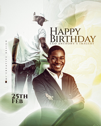 Birthday flyer design graphic design