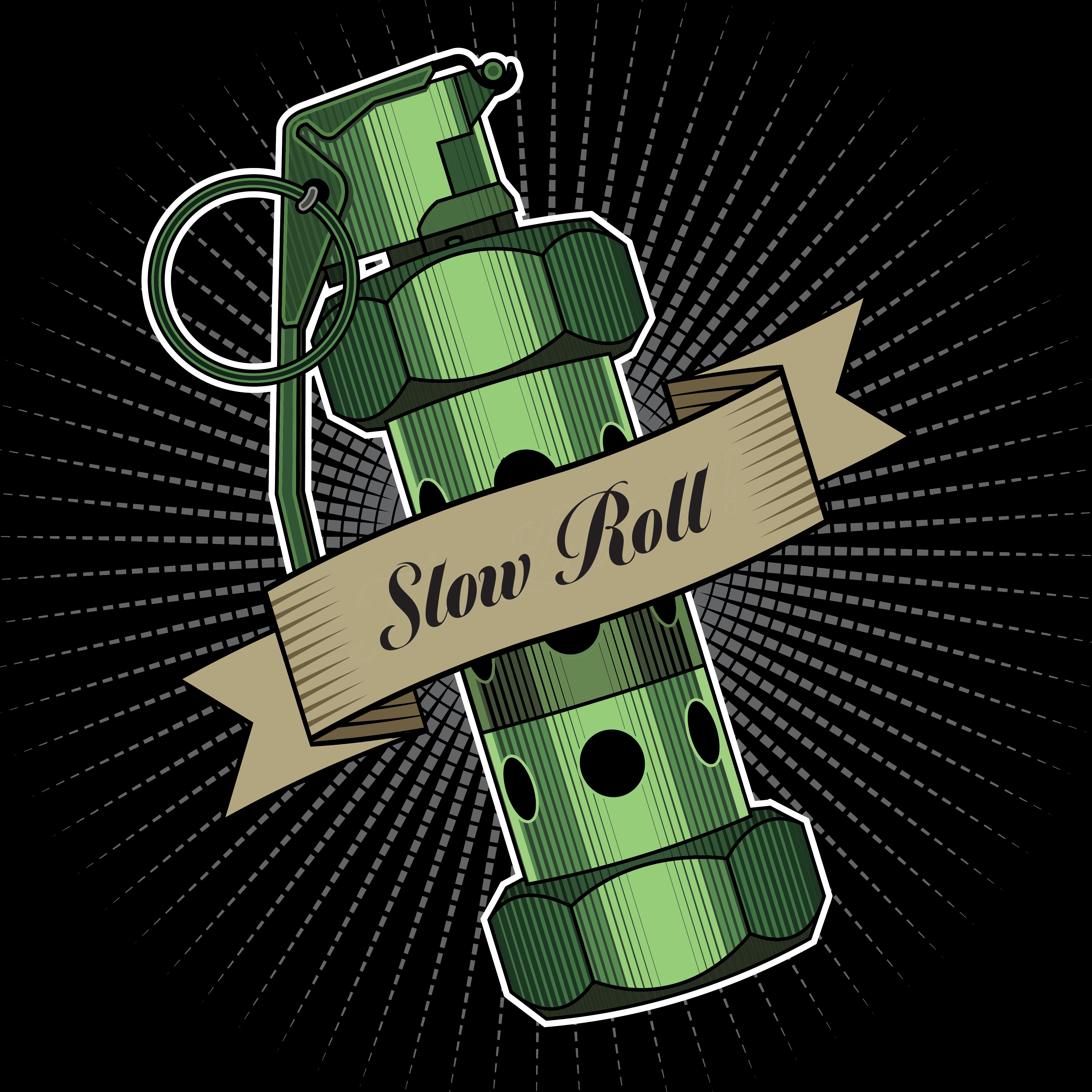 "Slow Roll" rash guard illustration adobe illustrator apparel bjj branding design illustration illustrations logo logo design military mma rash guard vector vector art