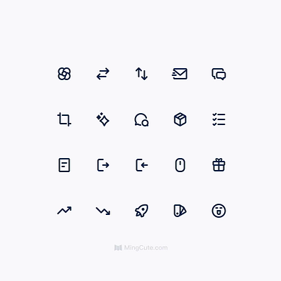 ✨ Introducing 20 new animated icons in MGC animated animated icons animation icon micro interaction mingcute motion motion design