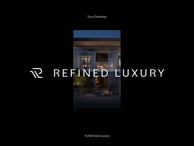 Refined.Luxury branding design graphic design illustration logo mobile prototype ui ux website