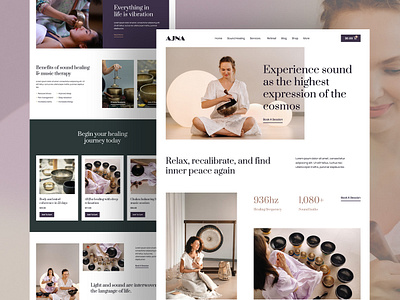 Sound Bath & Music Therapy Healing Template alternative medicine clean doctor elementor frequency healer health holistic inspiration life coach music purple sound bath sound healing spiritual template therapy vibration wellness wordpress theme