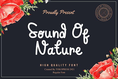 Sound of Nature – Cute Fancy font cute font display font fancy font font handwriting font