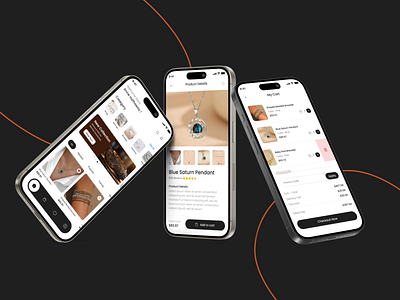 Jewelry Shopping App Design app design design fashion figma jewelry shopping mobile application uiux user interface