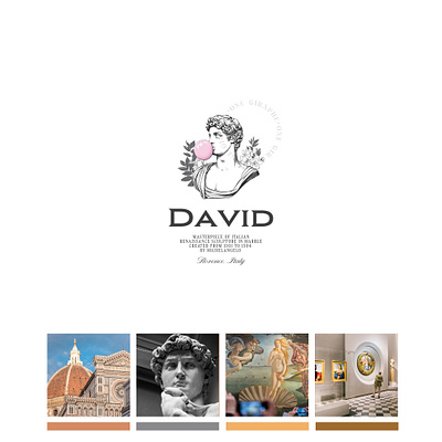 David - Premade Logo david david logo logo designer professional logo statue statue logo