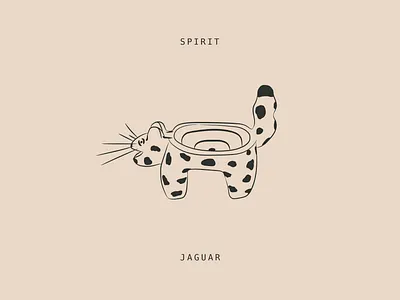 Spirit Jaguar artisan branding classic design earth graphic design illustration jaguar land logo nature vector wild
