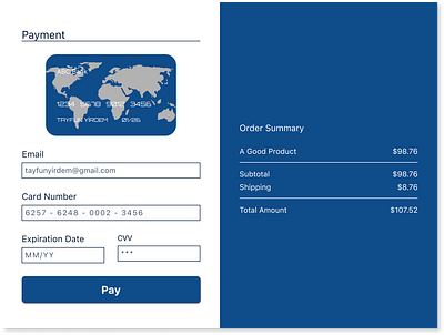 Checkout Form checkout daily design form ui