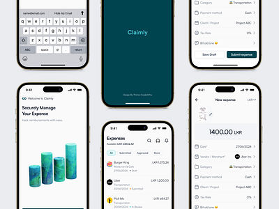 Claimly - Simplifying Reimbursements for Busy Employees app design budget tracking design thinking digital transformation employee experience expense management financial tools fintech app healthcare expenses mobile dashboard mobile ux design modern app design process automation productivity app reimbursement app seamless user experience travel expenses uiux case study user centric design workflow optimization