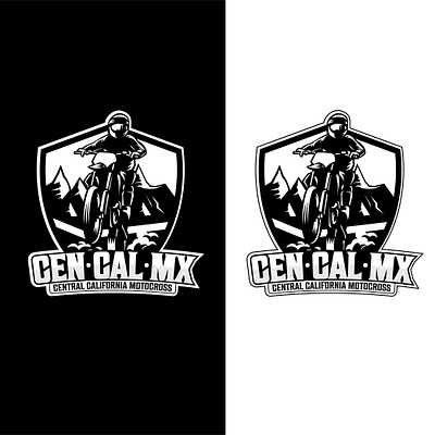 Central California Motocross Logo Design graphic design logo design mascot logo