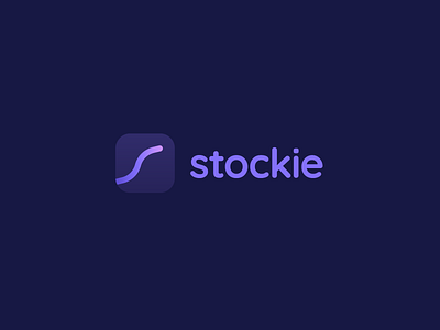 Stockie Logo Design animation app bitcoin brand branding chart crypto finance financial investment logo logo design logotype market mobile app money motion graphics stocks trading ui