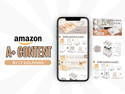 Premium Amazon A+ Content | Flower Pressing Kit | EBC packaging design