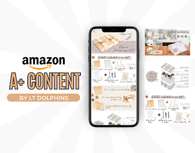 Premium Amazon A+ Content | Flower Pressing Kit | EBC packaging design