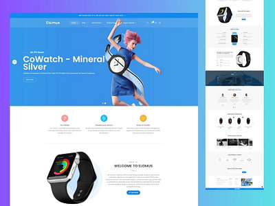 One Product Shopify Website Design For Watch Brand shopify