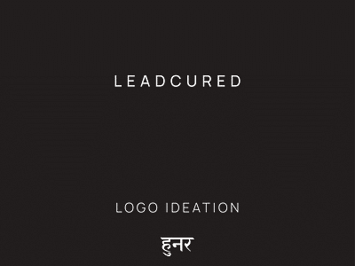 Logo Design - Lead Cured brand branding design graphic graphic design icon illustration logo vector