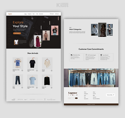 Lapouse - Clothing Website design designer e commerce front end frontend fullstack graphic graphic design landingpage ui ui ux uidesign ux uxdesign web webdesign webdeveloper website websitedesign websitedeveloper