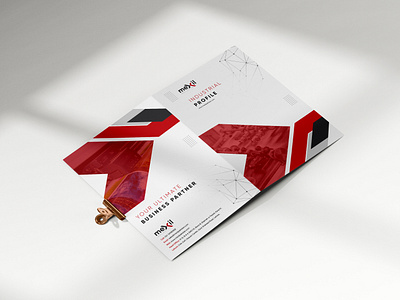 A4 Size Corporate Industrial Brochure a4 a4 brochure black branding brochure brochure design brochures company brochure company profile corporate brochure corporate flyer creative brochure flyer flyer design flyers graphic design industrial brochure printing red technology brochure