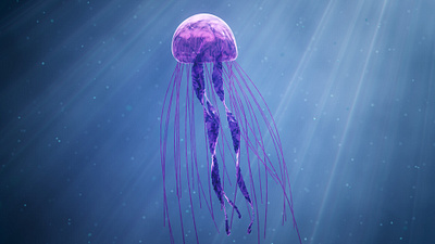 Procedural Jellyfish 3d animation cgi characterdesign compositing design digitalart environmentdesign fx houdini vfx visualeffects