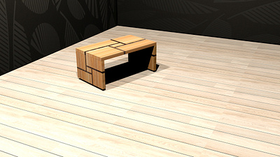 Table in the living room 3d graphic design tables interior