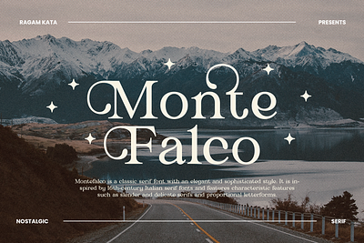 Monte Falco - Elegant Serif Font branding font classic classic font display display font elegant elegant font fashion fashion font serif serif font vintage font