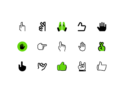 Showcase: Hand Icons by Streamline branding design flat hands iconography icons illustration illustrator logo minimal resources tutorials vector