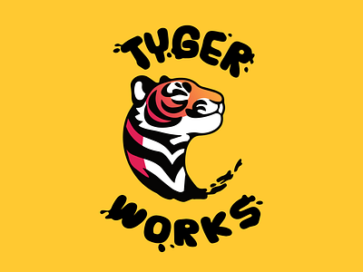 Tyger Works branding graphic design logo typography