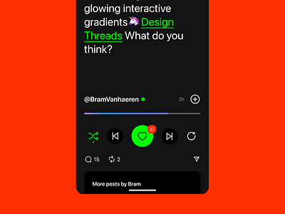 Former Spotify concept concept design for you instagram itunes meta mobile app music app spotify threads twitter ui ux uxui