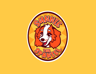 Sunny The Spaniel branding logo vector