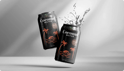 Coconut Water - Branding Design - Creasions branding