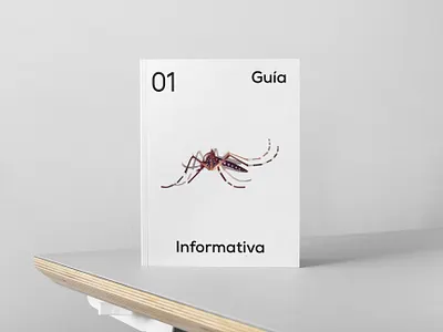 Guía informativa sobre el dengue, chikungunya y zika branding illustration indesign magazine