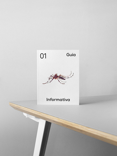 Guía informativa sobre el dengue, chikungunya y zika branding illustration indesign magazine