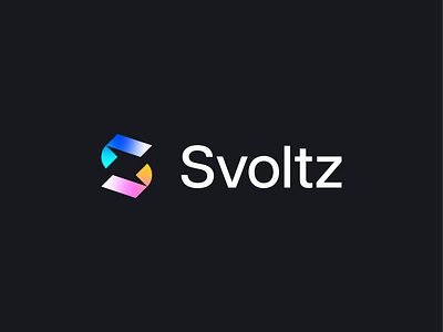 Svoltz Logo bolt branding electrical electricity energy logo flash fold lightning logo logo design power s letter s volt logo solar logo v energy logo volt voltus