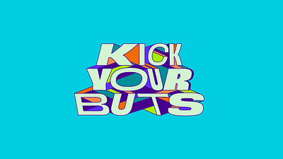 Kick Your Buts | Sermon Series art brand branding church design graphic graphic design logo sermon