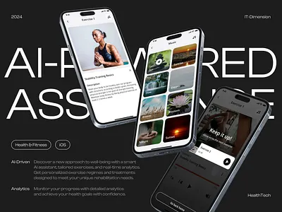 AI-Powered Fitness App – Training & Progress Analytics ai analytics android app design exercise fitness fitness mobile fitness tracker health healthcare ios mobile app mobile ui online training sport app tracker ui ux wellness workout app