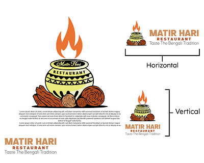 ''Matir Hari Restaurant'': Flavors of the Bengali Soil. authenticbengalicuisine bengaliflavors bengalifoodlovers bengalonaplate flavorsofbengal logo matirhariexperience matirharimagic restaurantlogo soulofbengal tasteofbengal traditionalbengalifood