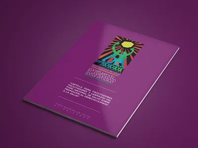 Guía para facilitadoras, facilitadores y líderes del Foro Nacion illustration indesign magazine