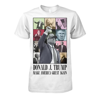 Trump Eras Tour Shirt design illustration