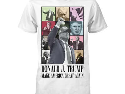 Trump Eras Tour Shirt design illustration