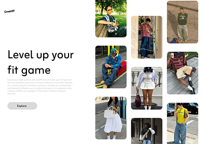 Creatiff creative fashion figma ui uiux