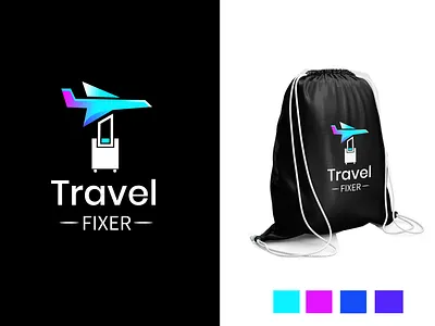 Travel Logo For Sell agency logo branding design graphic design illustration letter logo logo logo design tour logo travel logo vector visit logo visiting logo