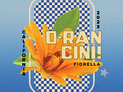 O-rancini! Wine Label ca design glou graphic design illustration label natural orange typography wine