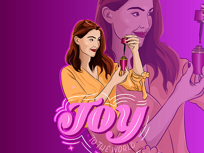 Joy to the World 3d adobe branding caricature caricature design custom design excersize graphic design illustration logo mascot ui