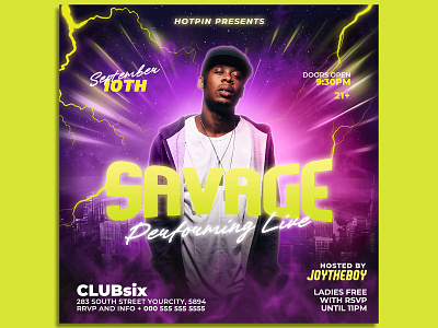 Dj Flyer Template night club