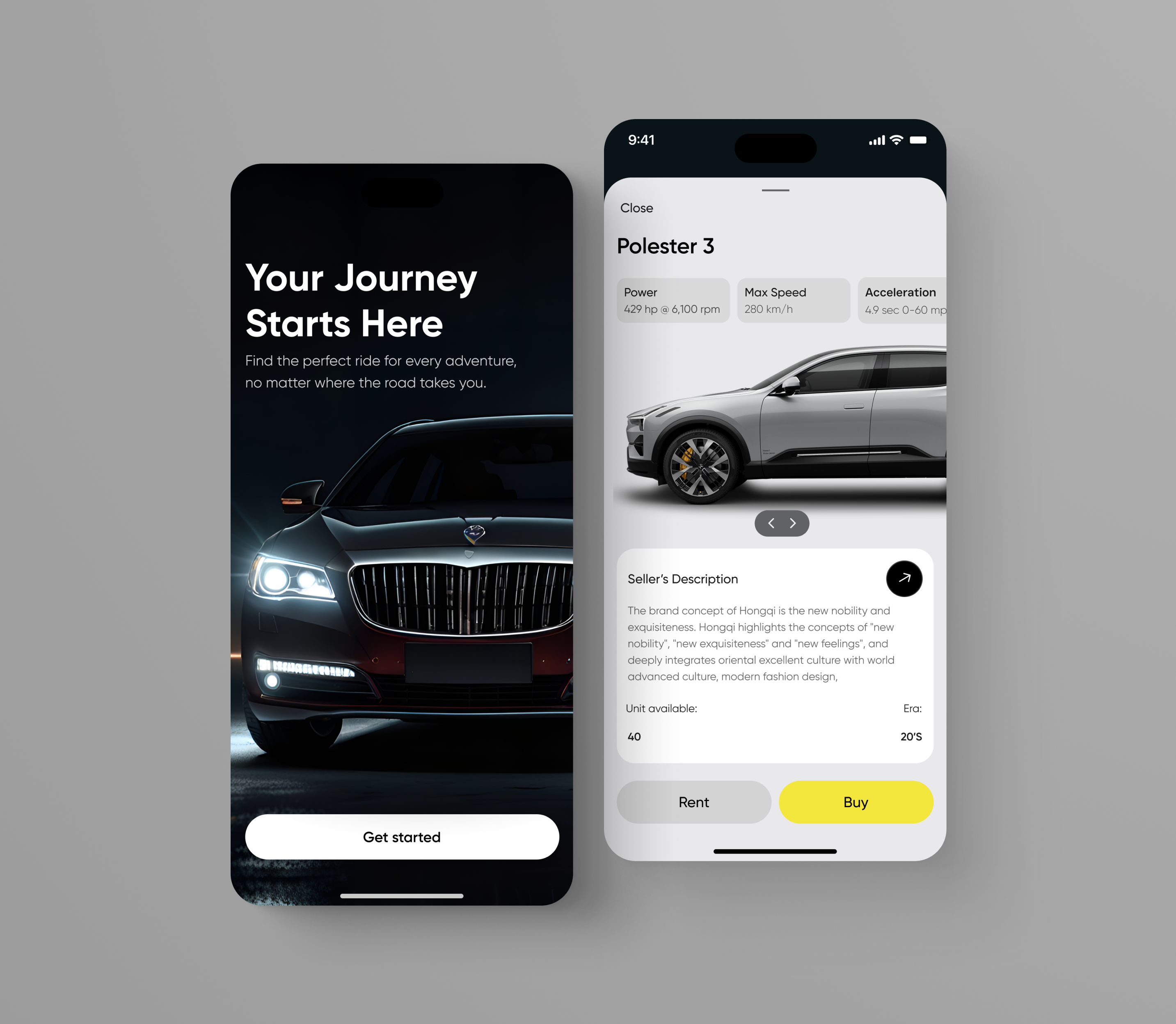 Roadster Car Rental Application by Zakariya Buhari on Dribbble